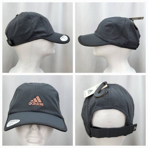 🔸️NWT Adidas Gray Superlite Aeroready UPF 50 Adjustable Hat One Size - Picture 6 of 14